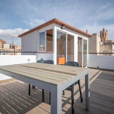 Διαμέρισμα Tarracohomes, Th125 Atico Calderers Con Barbacoa Y Terraza *