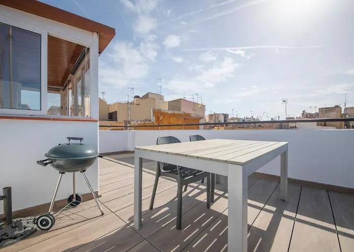 Tarracohomes, Th125 Atico Calderers Con Barbacoa Y Terraza