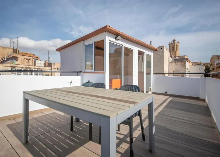 Apartment Tarracohomes, Th125 Atico Calderers Con Barbacoa Y Terraza *
